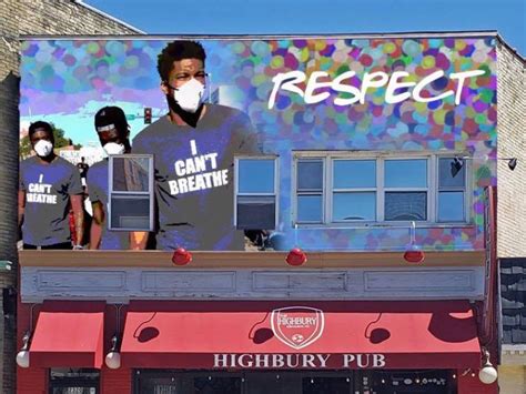 The Highbury Pub To Paint Giannis Respect Tribute Mural