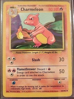 Maybe you would like to learn more about one of these? 1995 pokemon card Charmeleon | eBay