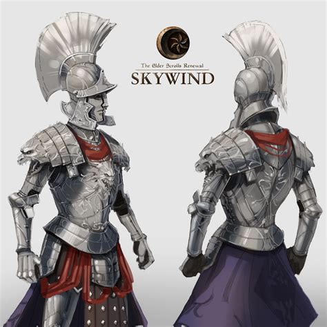 Artstation Imperial Silver Armor Tesr Skywind