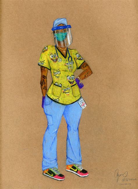 Aya Browns Illustrations Of Essential Workers Give Artful Thanks To