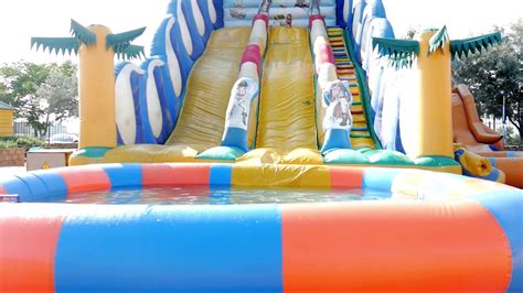 Party at my house at 9, you and you're crew should slide. Girl sliding down on water slide in waterpark. Stock Video ...