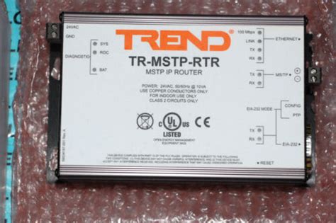 Trend Tr Mstp Rtr Mstp Ip Ethernet Adapter Lan Router Trmstprtr New Ebay