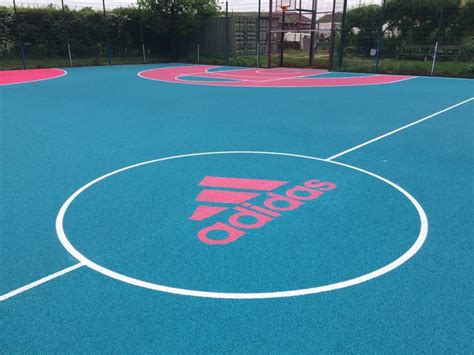 Polymeric Rubber Muga Court Surfaces Sports Color Spray Surface