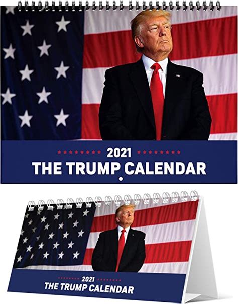 Trump 2021 Wall And Desk Calendar Makes A Perfect Set