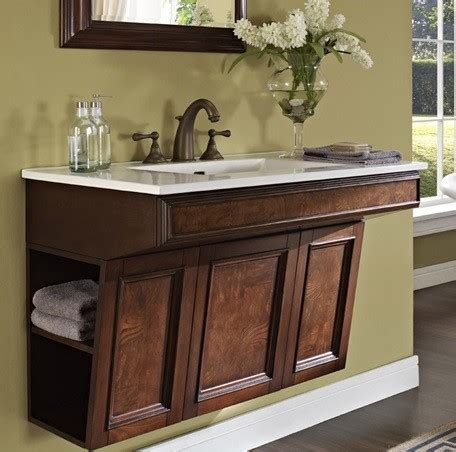 Its freestanding frame is made from solid poplar wood in the finish of your choice and built on tapered legs. Specialty ADA Compliant Vanities - Bathroom - Boston - by Vanity World