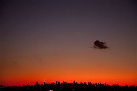 Manhattan Sunset Sunset Over Manhattan As Seen From Arthu Flickr