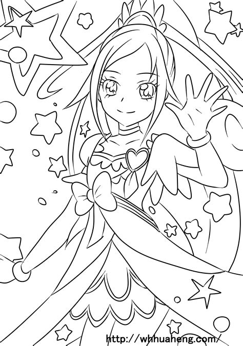 Force Doki Doki Glitter Spade Coloring Pages Coloring Pages