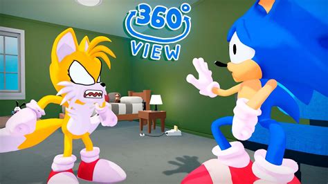 Tails Caught Sonic Fnf 360° Pov Animation Youtube