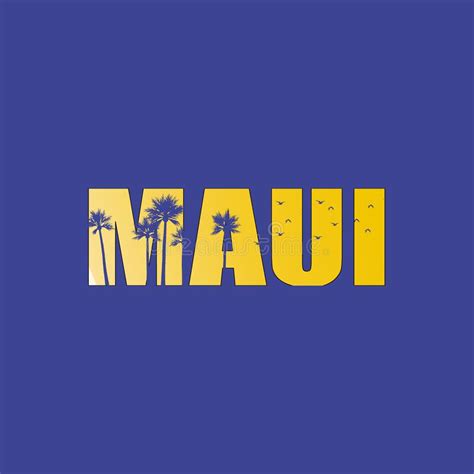 Maui Hawaii Logo De Surf Impermeable Banner De Salpicadura Y Puesta De