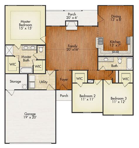 You Cant Go Wrong With An Open Floor Plan Make Some Space In Your