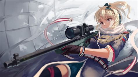 Anime Girls Frontline Guns Sniper Rifle 8k 8 Wallpaper