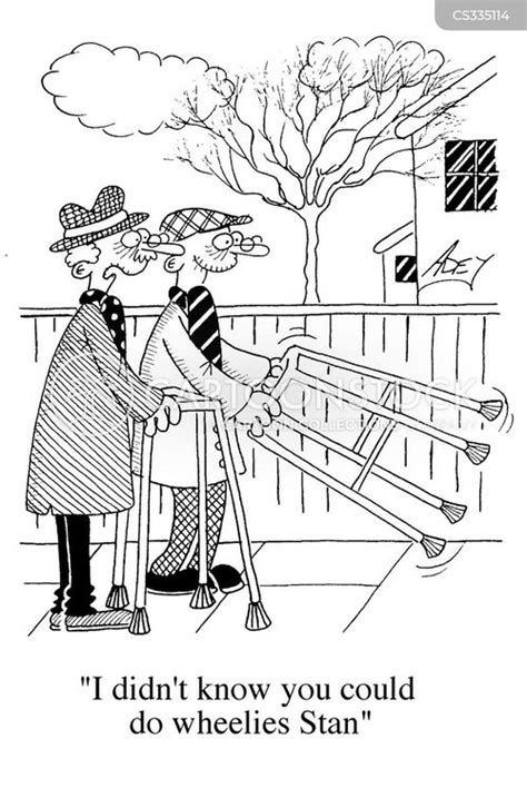 Zimmer Walking Frame Cartoons And Comics Funny Pictures From Cartoonstock