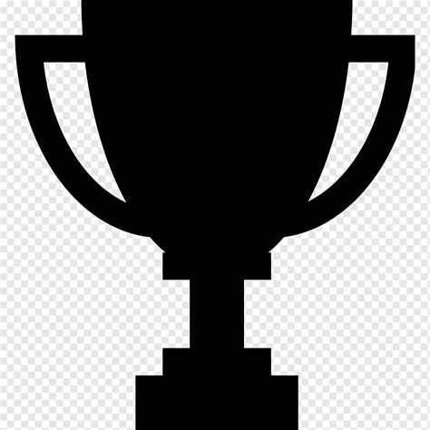 иллюстрация черного трофея символ конкурса компьютерных значков