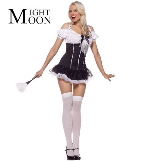 Moonight Sexy Lingerie French Maid Costume Cosplay Anime Role Playing