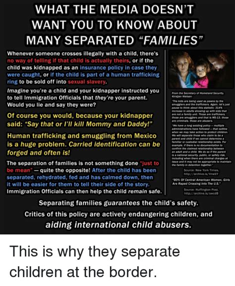 What The Media Doesnt Want You To Know About Many Separated Families