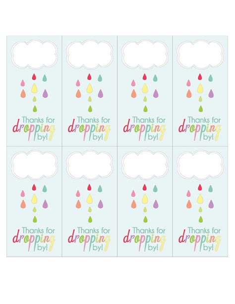 This gift can be anything from a gift bag to a home made snack or candy. FREE April Showers Party Printables | Love Every Detail