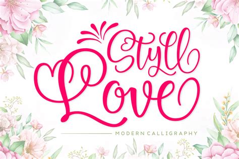 Styll Love Font By Situjuh · Creative Fabrica