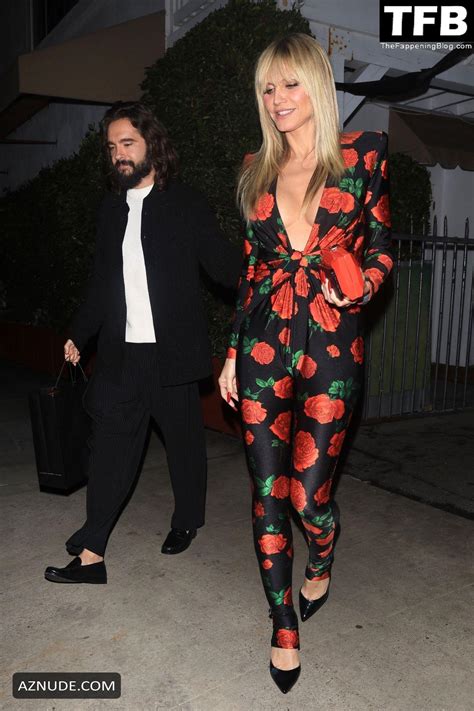Heidi Klum Sexy Seen With Tom Kaulitz Out For A Dinner Date At Giorgio Baldi In Santa Monica