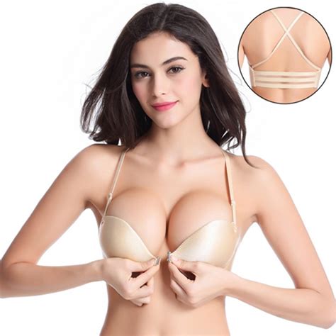Piece Of Wire Drawing Seamless Underwear Sexy Front Button Adjustable Push Up Sport Lace