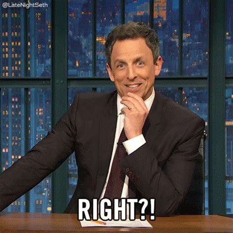 seth meyers by late night with seth meyers find and share on giphy
