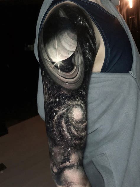 Saturn And Galaxy Best Tattoo Ideas For Men And Women