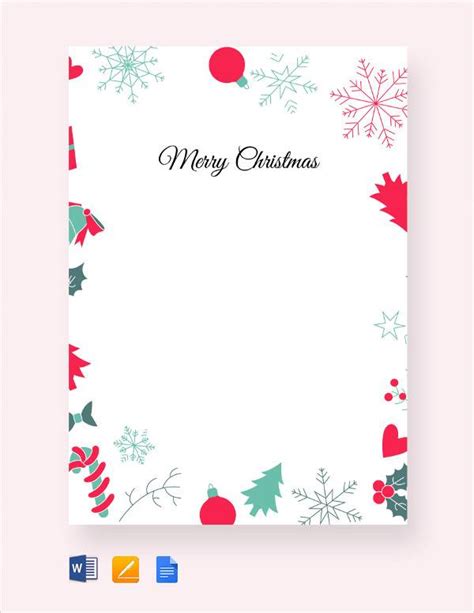 christmas card templates for word