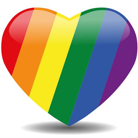 Rainbow Heart Png