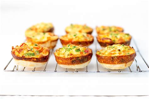 Whip Up These Simple Vegetarian Mini Quiches For A Quick Afternoon Tea