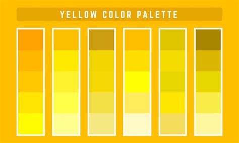 Yellow Color Palette Vector Art Icons And Graphics For Free Download
