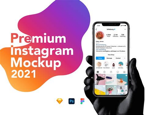 Instagram Mockup 2021 For Download On Behance