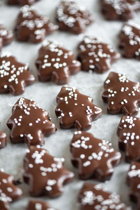 Chocolate Dipped Graham Cracker Christmas Trees Recipe Chocolate