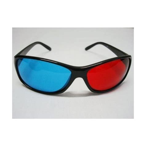 Red Blue Cyan Anaglyph Simple Style 3d Glasses 3d Movie Game Extra 2 09 Liked On