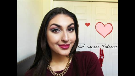 Cut Crease Tutorial Valentines Day Look ♥ Youtube