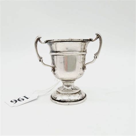 1928 Birmingham Hallmarked Sterling Silver Trophy Cup Mugs Cups