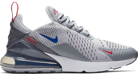 Nike Air Max 270 Grey Royal Red In Gray For Men Lyst