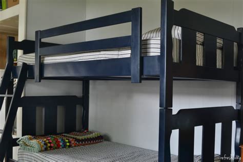 Updated And Painted Bunk Beds Refresh Living