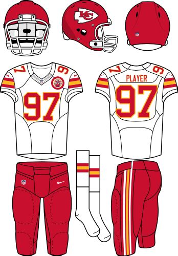 Find the perfect chiefs logo stock photos and editorial news pictures from getty images. Kansas City Chiefs Road Uniform - National Football League ...