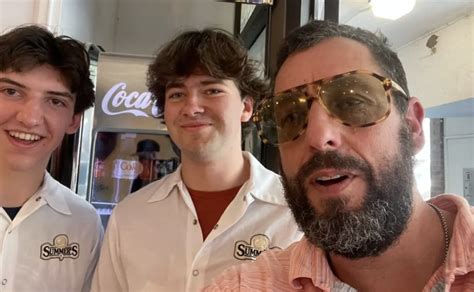 spotted adam sandler seen at yorkville ice cream shop view the vibe