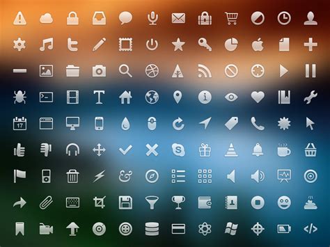 Simple Icons Free Psd Free Psd File