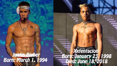 Justin Bieber Vs Xxtentacion Transformation From To Years Old