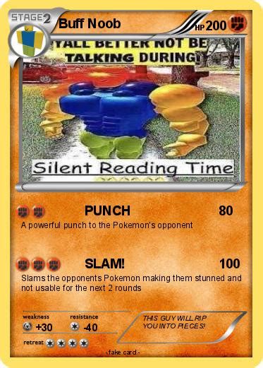 Pokémon Buff Noob 15 15 Punch My Pokemon Card