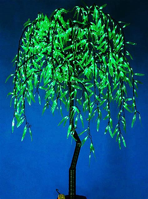 4ft12m Led Artificial Willow Weeping Tree Light 432pcs Leds Etsy