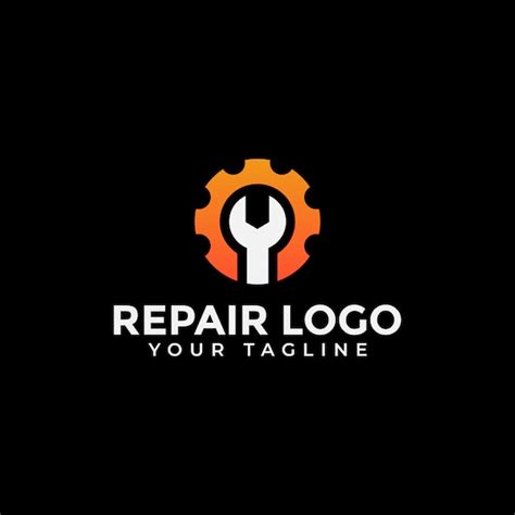Premium Vector Wrench And Gear Repair Fix Machine Maintenance Logo