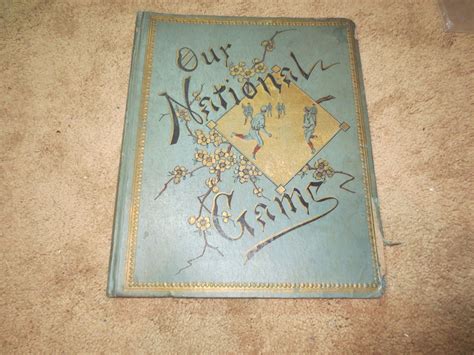 Lot Detail Circa 1890 Our National Game Scrap Book With