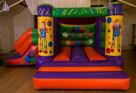 Mr Tumble Velcro Castle With Slide Changeable Themes Jolly Kids Castles
