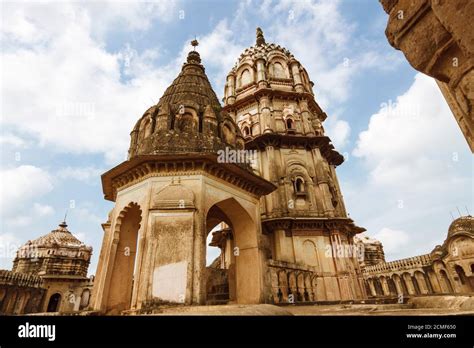 Orchha Madhya Pradesh India Architectural Detail Of The 17th