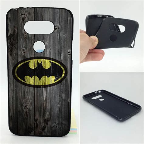 Wood Batman Phone Cases Soft Tpu For Lg G5 G6 K7 K8 K10 Leon H340 V20