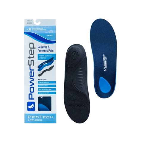 Powerstep Protech Low Arch Full Length Orthotic Insole
