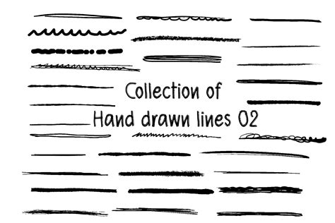 Freehand Line Hand Drawn Lines Graphic By Elementdesignandart