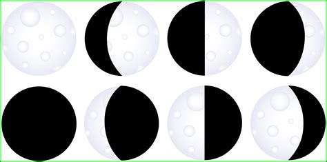 30 Clear Background Moon Phases Png